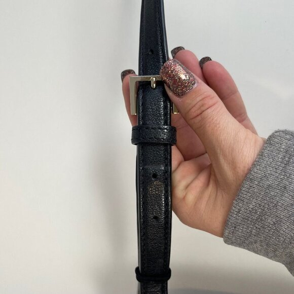 Kate Spade NY Womens Rianne Pratt Street Crossbody Flap Bag Purse Black M Pocket - Picture 13 of 15